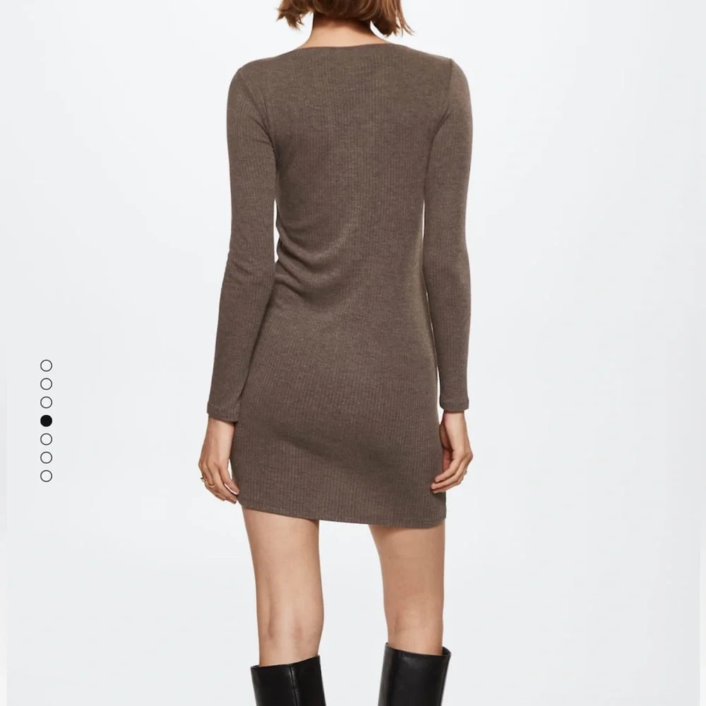 Mango Ribbed Short Dress - Picture 5 of 9